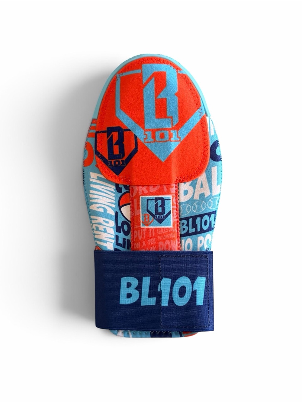 BL101 Men’s Colorblock Mitt - Blue & Orange